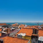Amazing Rooftop Terrace With River And Historic View 4 Bedrooms 4 Bathrooms Ac 19th Century Building Chiado Daire *